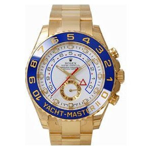Men's 18K Gold Rolex Yachtmaster II Model # 116688