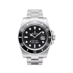 Rolex Submariner Black Dial Ceramic Bezel Steel Mens Watch 116610LN